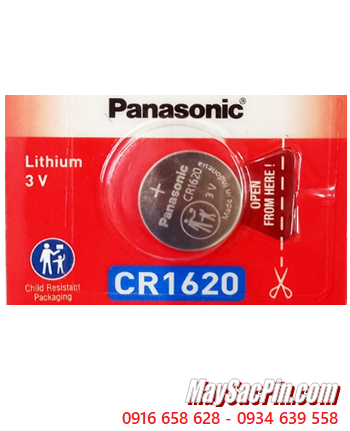 Panasonic CR1620; Pin 3v lithium Panasonic CR1620 chính hãng _(X.xứ Indonesia)